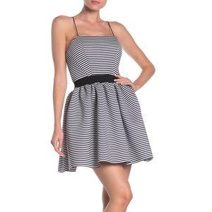 Love...Ady | Striped Sleeveless Fit & Flare Dress
